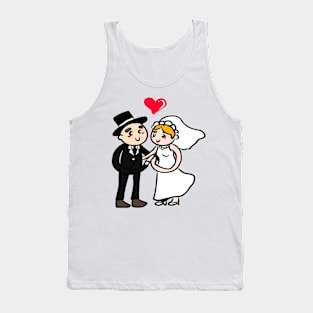 Wedding day - married forever Tank Top